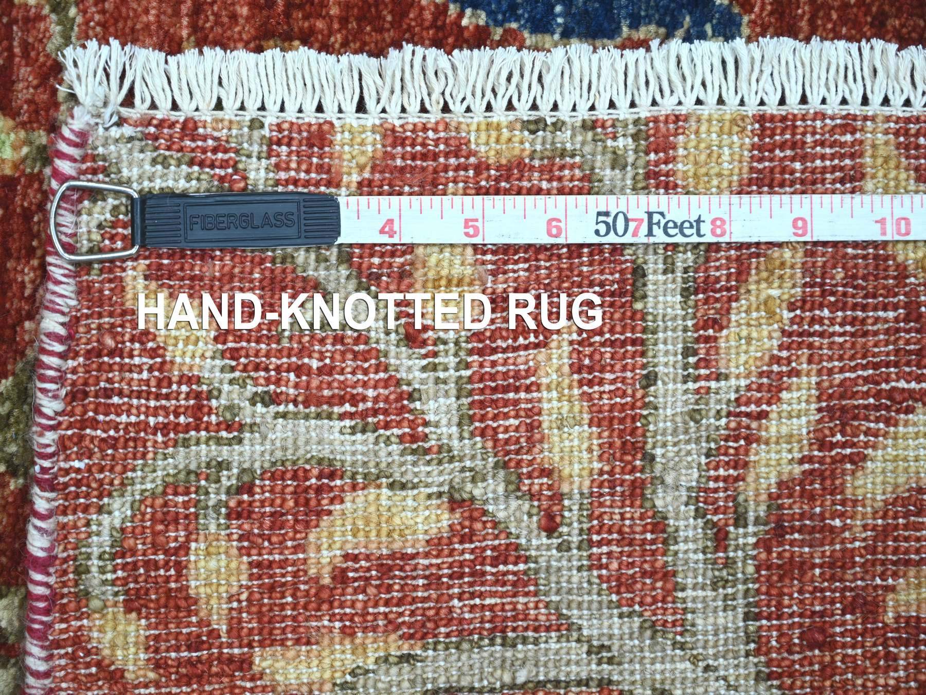 Peshawar Oushak hand-knotted wool runner in Red, 2'7" x 14'1" — SKU O022489 (view 6)