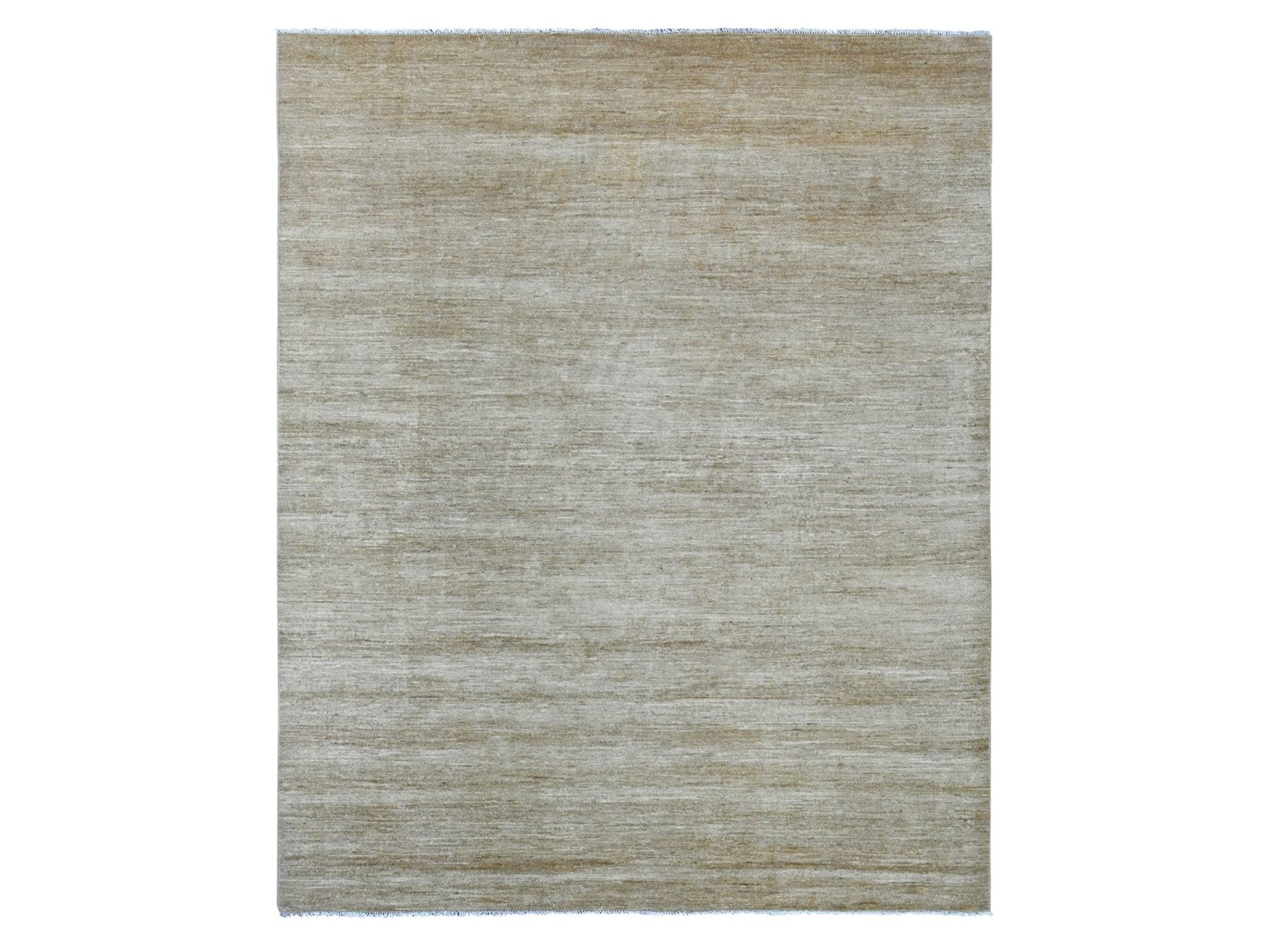 Brown 7'10" x 9'9" Modern and Contemporary Hand knotted Wool Rug - Sku: O022498