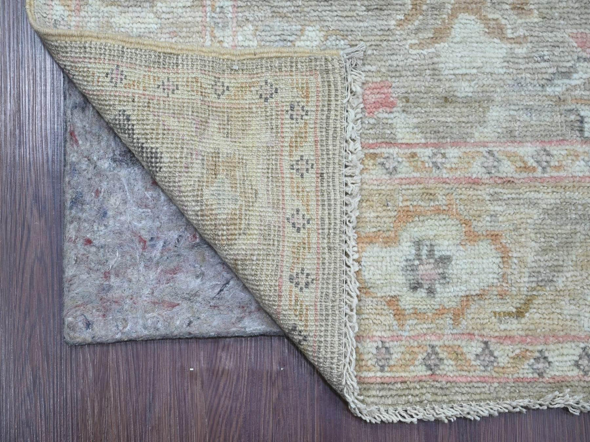 Oushak Oushak hand-knotted wool runner in Brown, 2'8" x 15'2" — SKU O022531 (view 2)