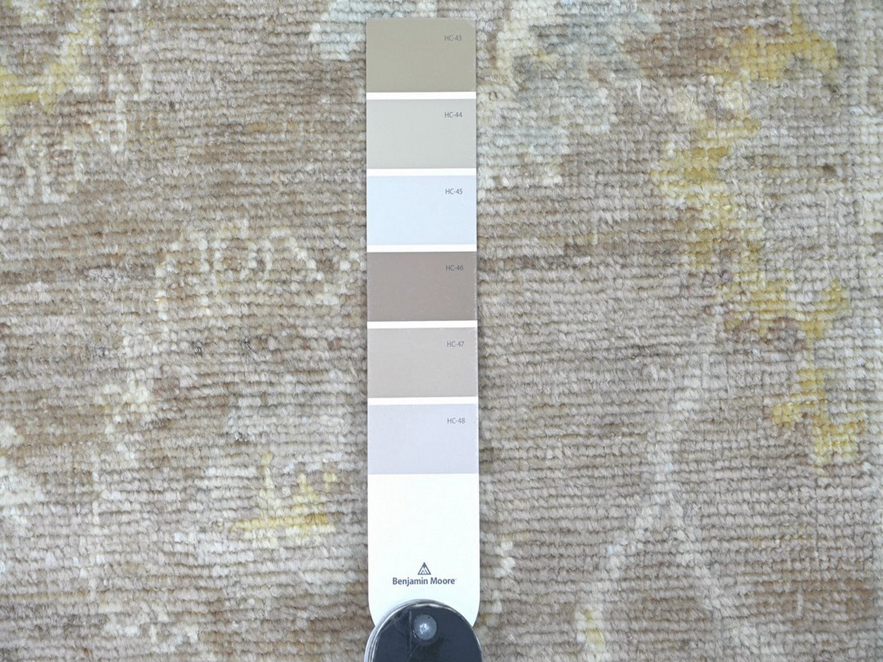 Oushak Oushak hand-knotted wool runner in Brown & Ivory, 2'1" x 6'2" — SKU O022547 (view 3)