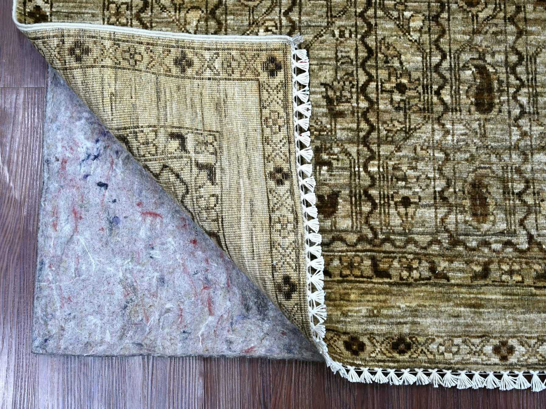 Brown 3'3" x 4'11" Tribal & Geometric Hand knotted Wool Rug - Sku: O022580