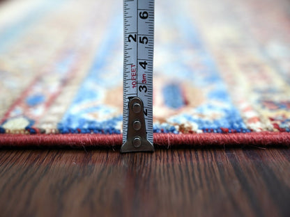 Kazak Tribal & Geometric hand-knotted wool runner in Multicolored, 2'8" x 5'7" — SKU O022606 (view 5)