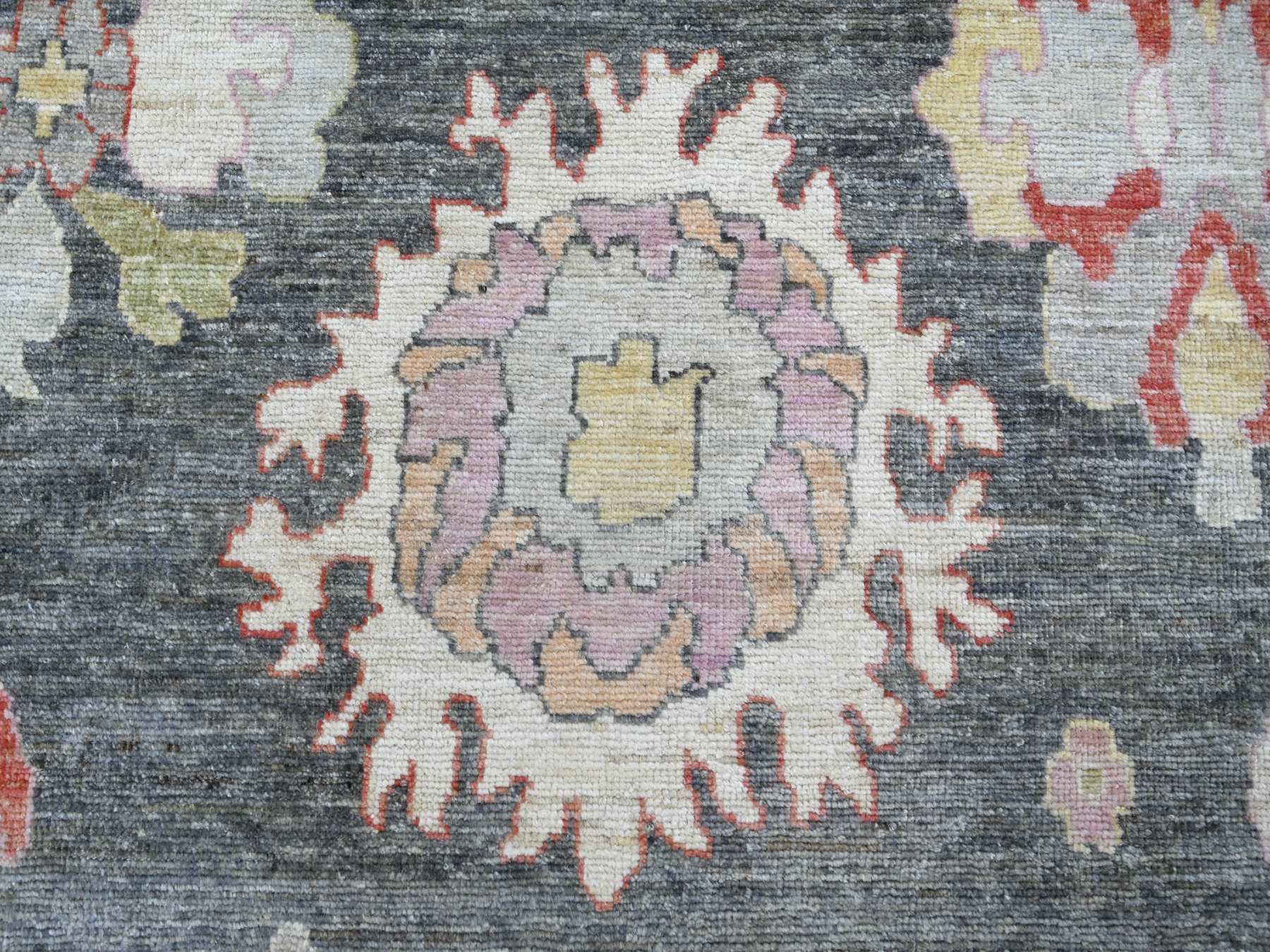 Oushak Oushak hand-knotted wool rug in Gray & Light Gray, 7'11" x 9'9" — SKU O022615 (view 8)