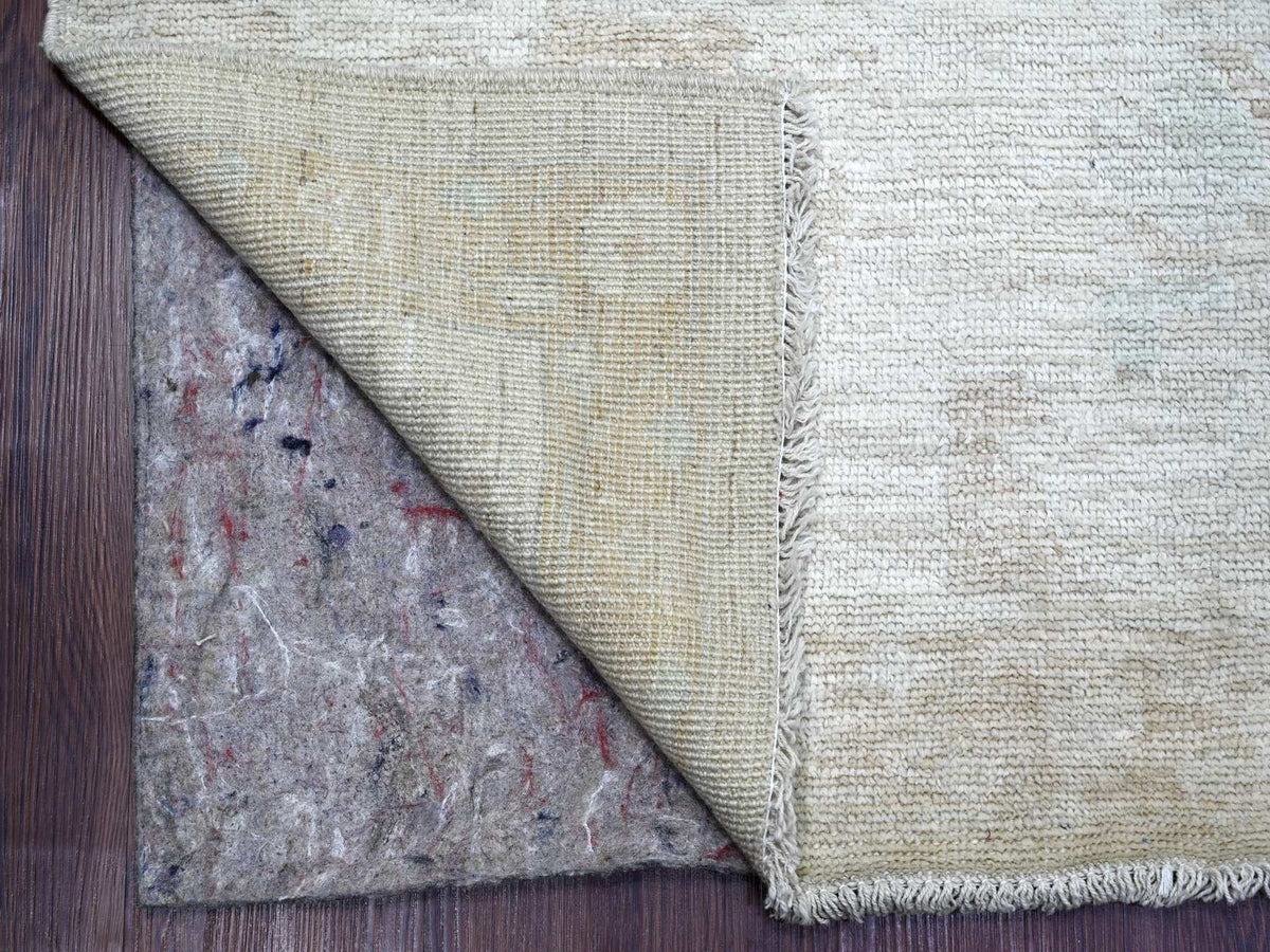 Oushak Oushak hand-knotted wool rug in Gray & Ivory, 8'1" x 9'10" — SKU O022617 (view 4)