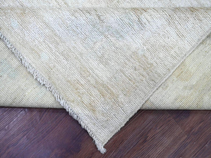 Oushak Oushak hand-knotted wool rug in Gray & Ivory, 8'1" x 9'10" — SKU O022617 (view 6)