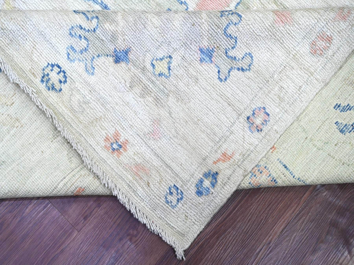 Oushak Oushak hand-knotted wool rug in Gray, 8'10" x 11'8" — SKU O022626 (view 6)
