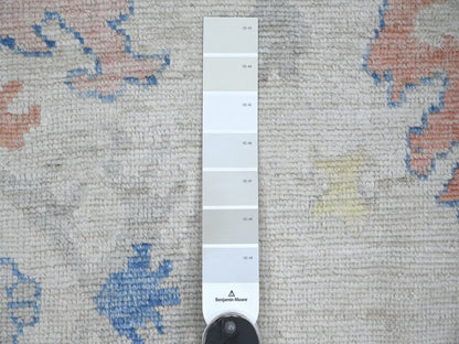 Oushak Oushak hand-knotted wool rug in Gray, 8'10" x 11'8" — SKU O022626 (view 7)