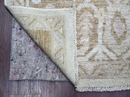 Grey 9'2" x 11'11" Oushak And Peshawar Hand knotted Wool Rug - Sku: O022629