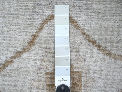 Grey 9'2" x 11'11" Oushak And Peshawar Hand knotted Wool Rug - Sku: O022629