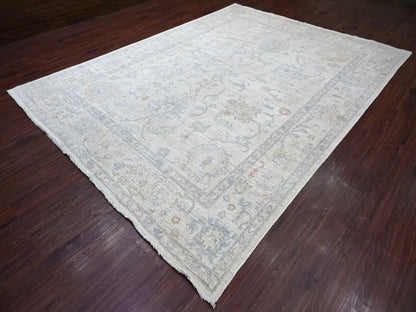 Oushak Oushak hand-knotted wool rug in Ivory, 8'10" x 11'9" — SKU O022631 (view 3)