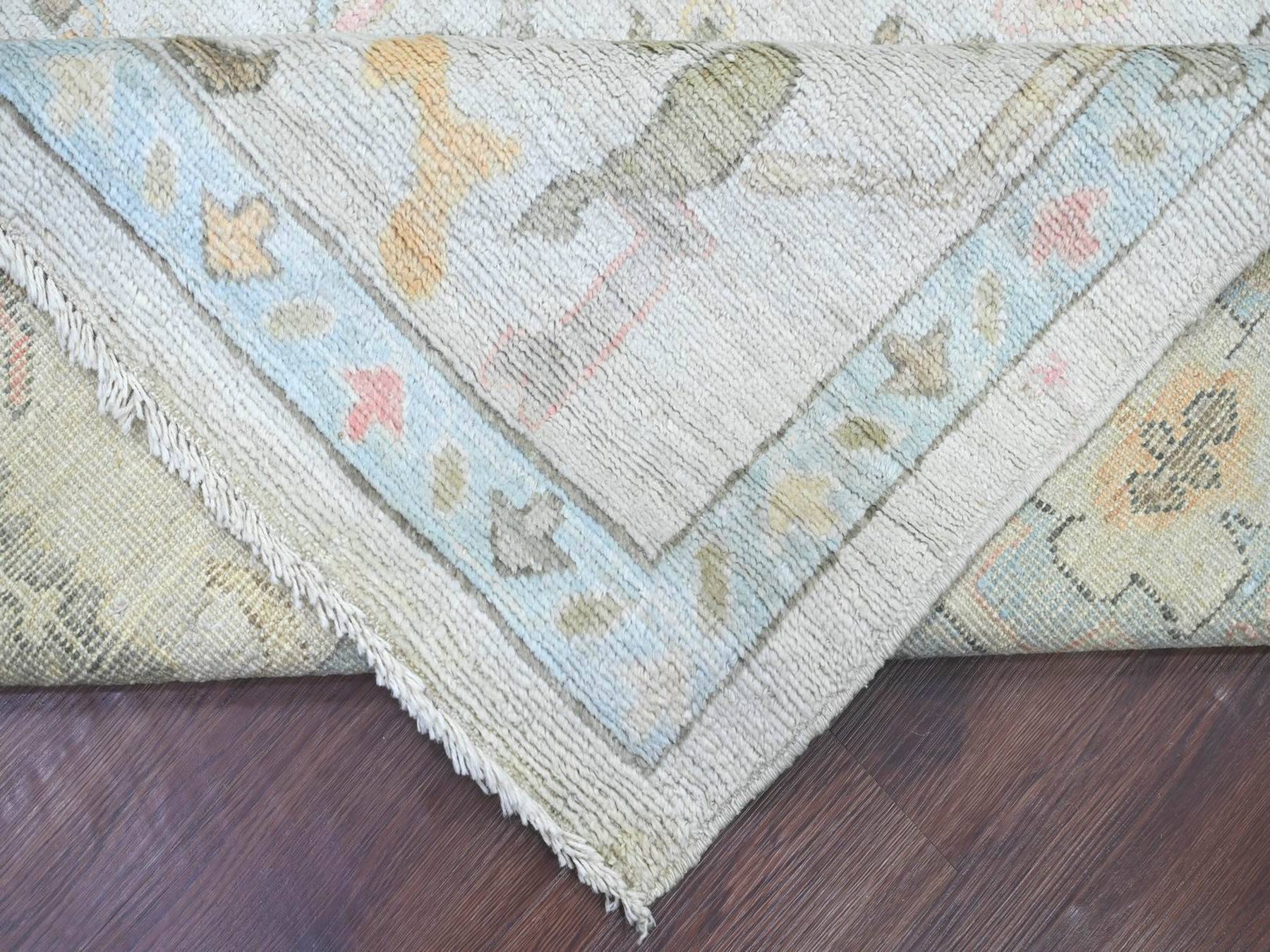 Oushak Oushak hand-knotted wool rug in Gray, 7'11" x 10'1" — SKU O022634 (view 6)