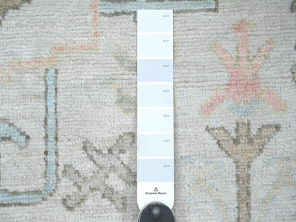 Oushak Oushak hand-knotted wool rug in Gray, 7'11" x 10'1" — SKU O022634 (view 7)