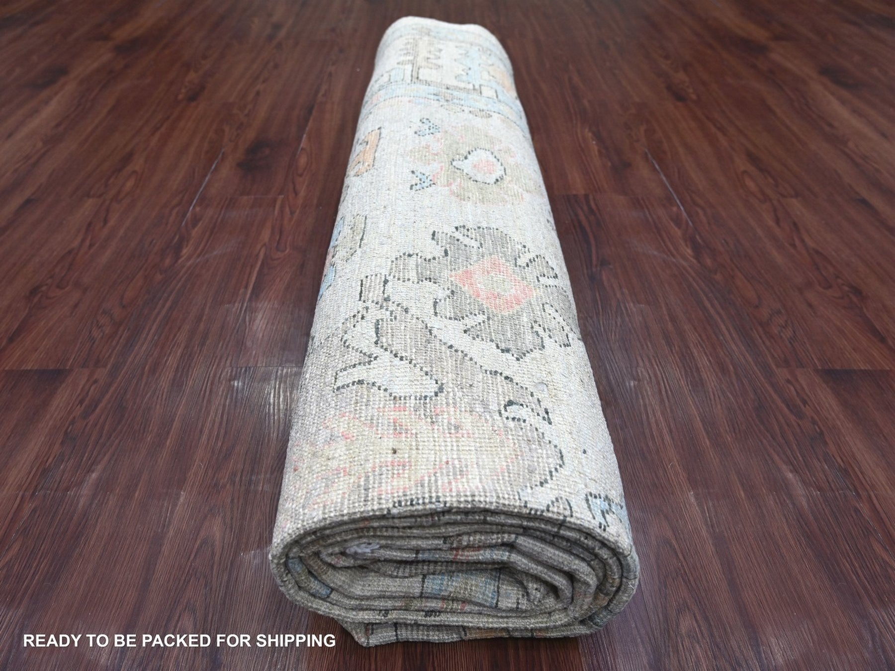 Oushak Oushak hand-knotted wool rug in Gray, 7'11" x 10'1" — SKU O022634 (view 9)