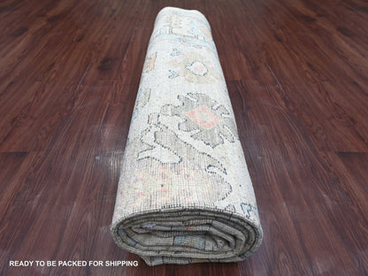 Oushak Oushak hand-knotted wool rug in Gray, 7'11" x 10'1" — SKU O022634 (view 9)