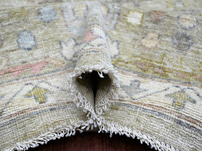 Green 10'0" x 13'11" Oushak And Peshawar Hand knotted Wool Rug - Sku: O022643