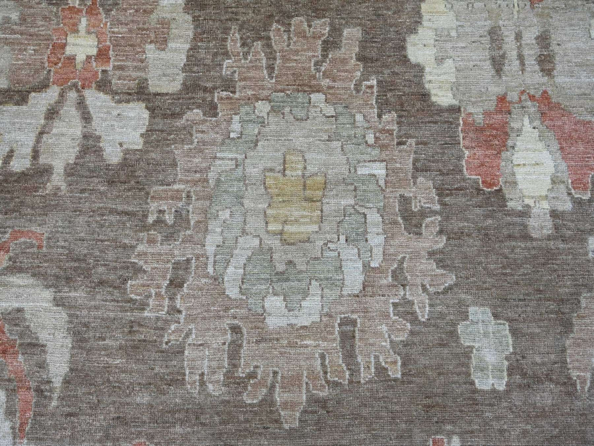 Oushak Oushak hand-knotted wool rug in Brown, 10' x 13'5" — SKU O022644 (view 8)