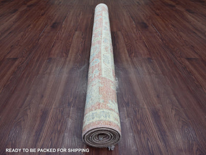 Oushak Oushak hand-knotted wool rug in Pink, 5' x 7'3" — SKU O022649 (view 4)
