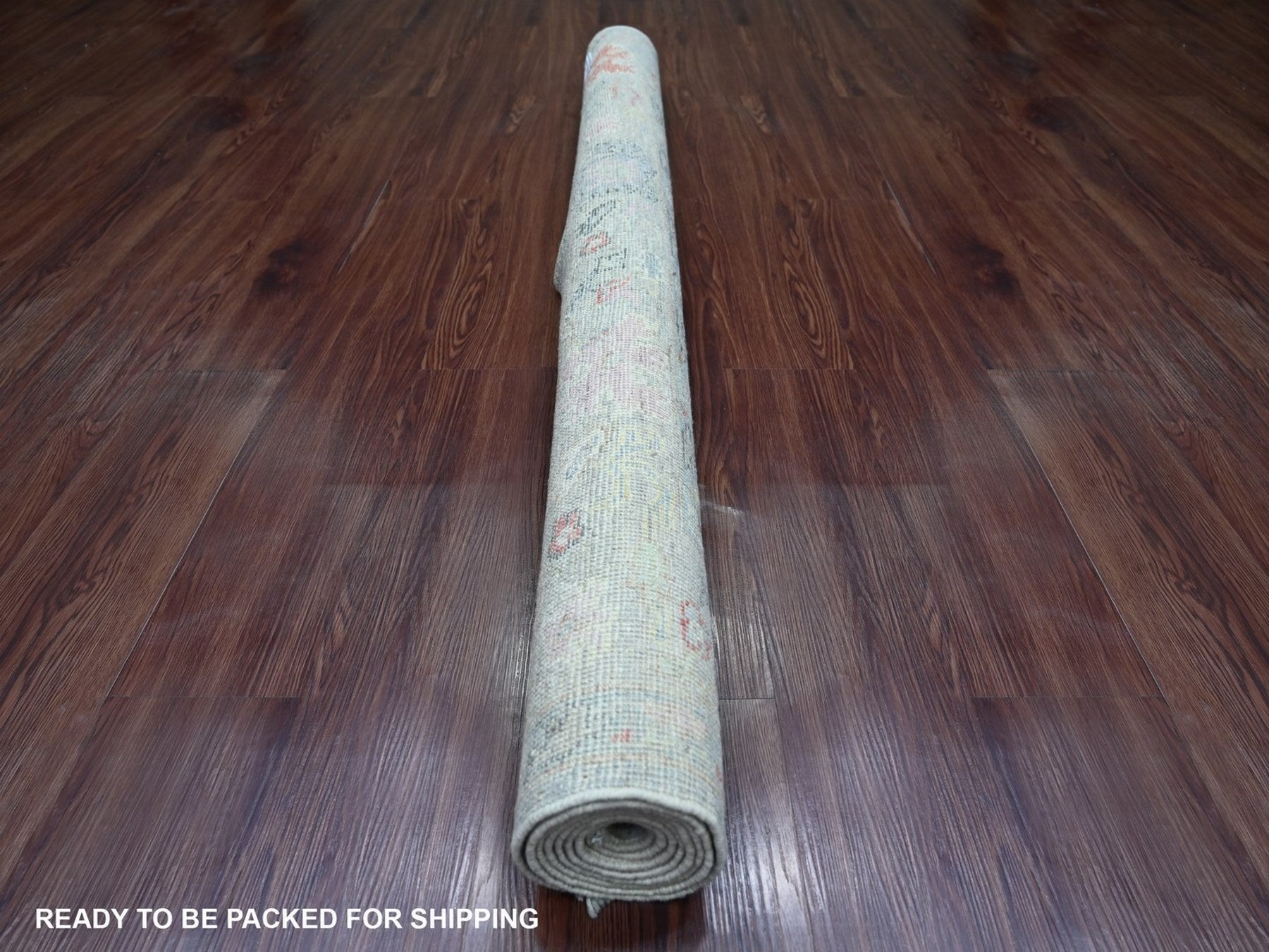 Oushak Oushak hand-knotted wool rug in Gray & Light Gray, 5' x 6'9" — SKU O022650 (view 4)