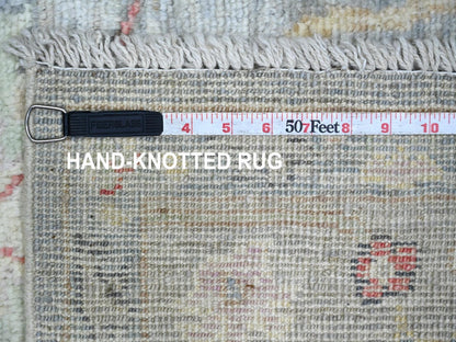 Oushak Oushak hand-knotted wool rug in Gray & Light Gray, 5' x 6'9" — SKU O022650 (view 6)