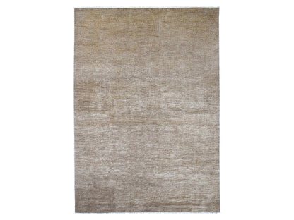 Brown 9'7" x 13'4" Modern and Contemporary Hand knotted Wool Rug - Sku: O022657