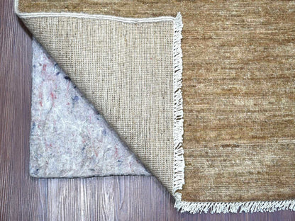Brown 9'7" x 13'4" Modern and Contemporary Hand knotted Wool Rug - Sku: O022657