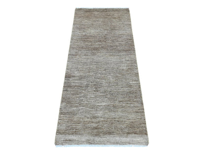 Brown 2'5" x 5'7" Modern and Contemporary Hand knotted Wool Rug - Sku: O022660