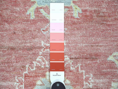 Oushak Oushak hand-knotted wool rug in Pink, 6' x 8'7" — SKU O022672 (view 3)