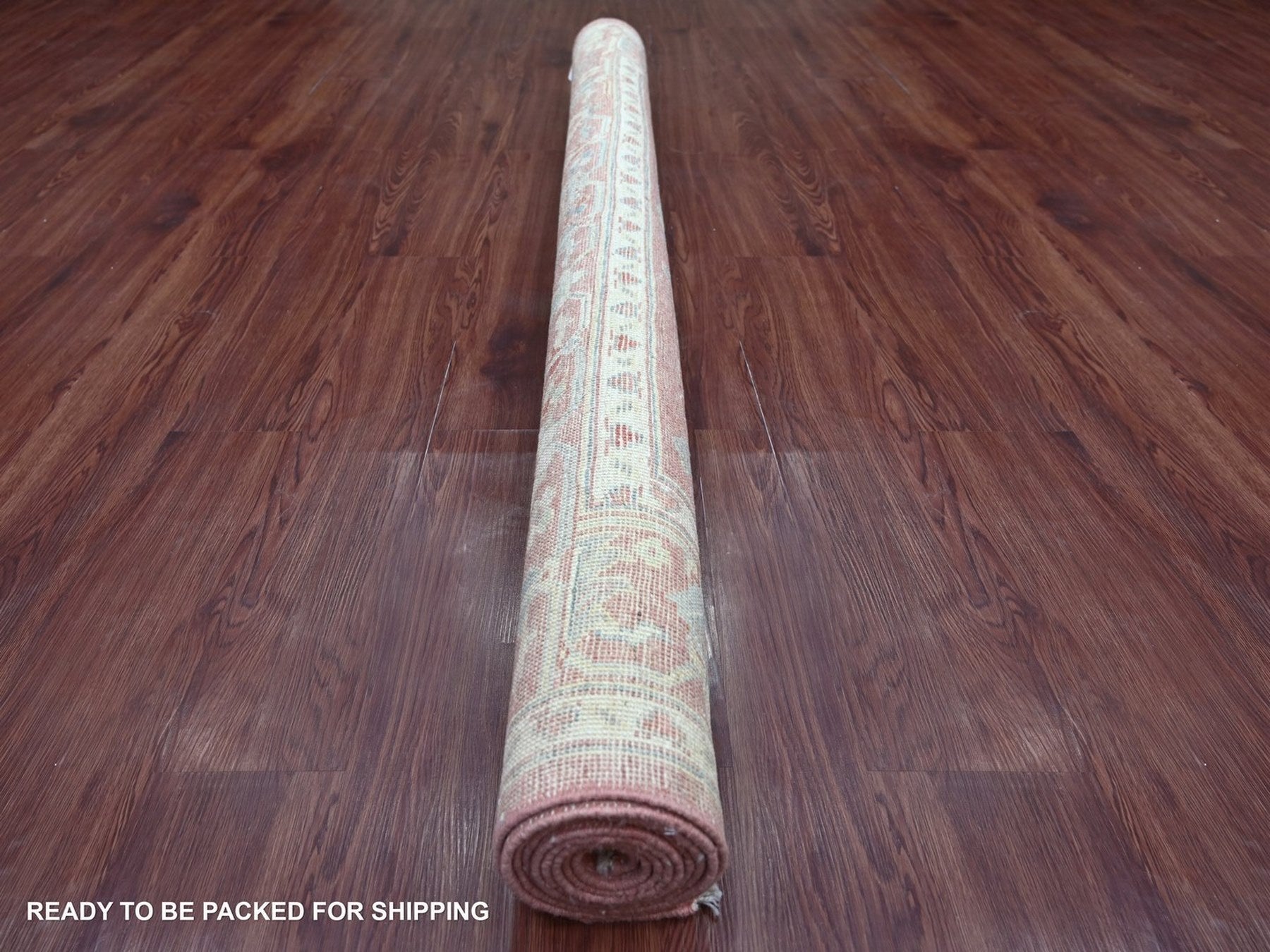 Oushak Oushak hand-knotted wool rug in Pink, 6' x 8'7" — SKU O022672 (view 4)