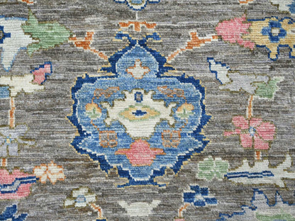 Oushak Oushak hand-knotted wool rug in Gray, 7'10" x 7'11" — SKU O022682 (view 8)