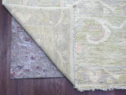 Ivory 7'11" x 9'10" Oushak And Peshawar Hand knotted Wool Rug - Sku: O022683
