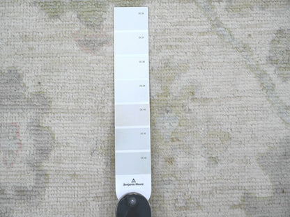 Ivory 7'11" x 9'10" Oushak And Peshawar Hand knotted Wool Rug - Sku: O022683