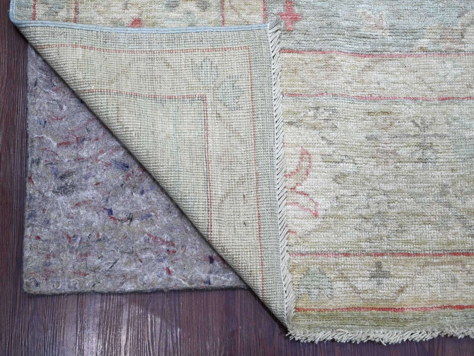 Oushak Oushak hand-knotted wool rug in Gray & Light Green, 9'2" x 11'11" — SKU O022701 (view 4)