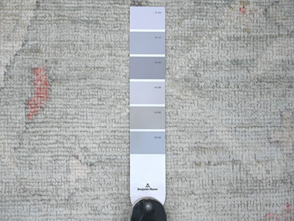 Oushak Oushak hand-knotted wool rug in Gray & Light Green, 9'2" x 11'11" — SKU O022701 (view 7)