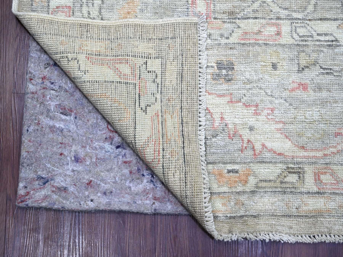 Oushak Oushak hand-knotted wool rug in Gray, 8'8" x 11'11" — SKU O022705 (view 4)