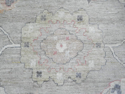 Oushak Oushak hand-knotted wool rug in Gray, 8'8" x 11'11" — SKU O022705 (view 8)