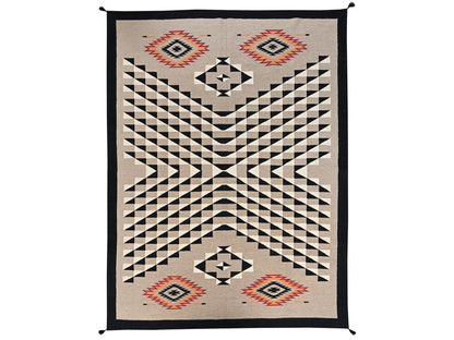 Brown 8'11" x 11'10" Flat Weave Hand woven Wool Rug - Sku: O02271