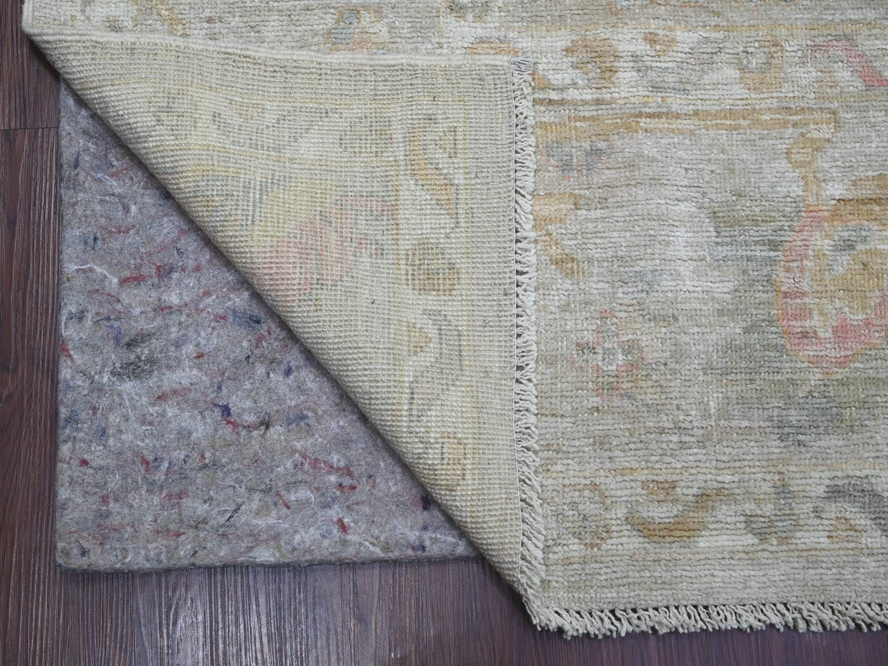 Oushak Oushak hand-knotted wool rug in Gray, 8'10" x 11'7" — SKU O022739 (view 4)