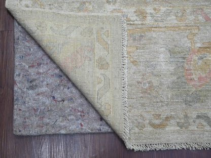 Oushak Oushak hand-knotted wool rug in Gray, 8'10" x 11'7" — SKU O022739 (view 4)