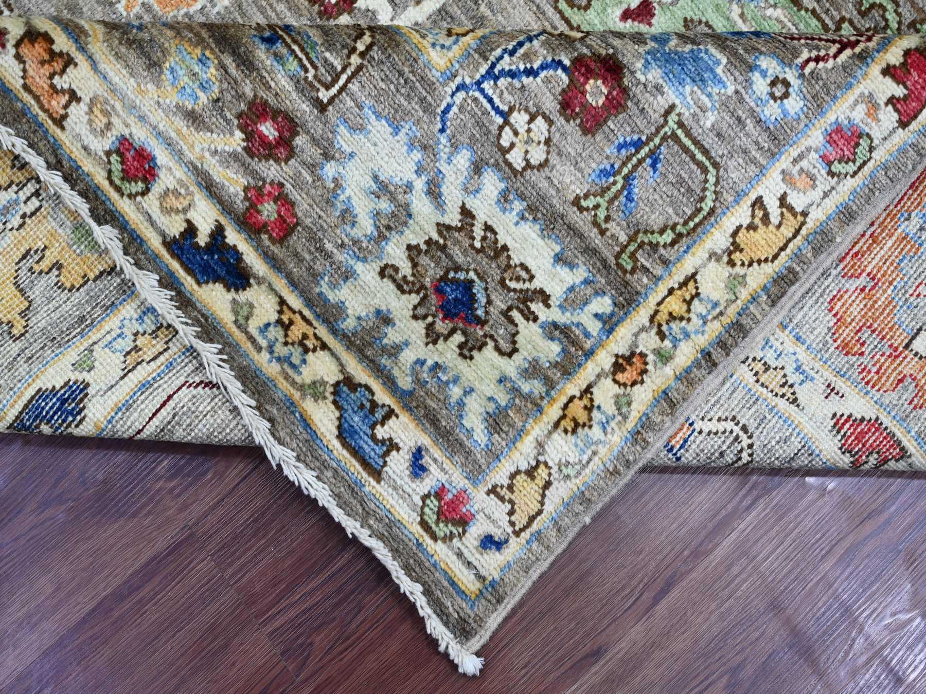 Oushak Oushak hand-knotted wool rug in Gray, 8' x 9'6" — SKU O022748 (view 6)