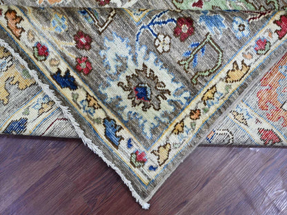 Oushak Oushak hand-knotted wool rug in Gray, 8' x 9'6" — SKU O022748 (view 6)