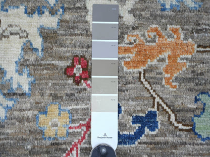 Oushak Oushak hand-knotted wool rug in Gray, 8' x 9'6" — SKU O022748 (view 7)