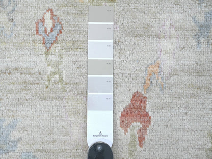 Oushak Oushak hand-knotted wool rug in Gray & Green, 5' x 6'5" — SKU O022755 (view 3)