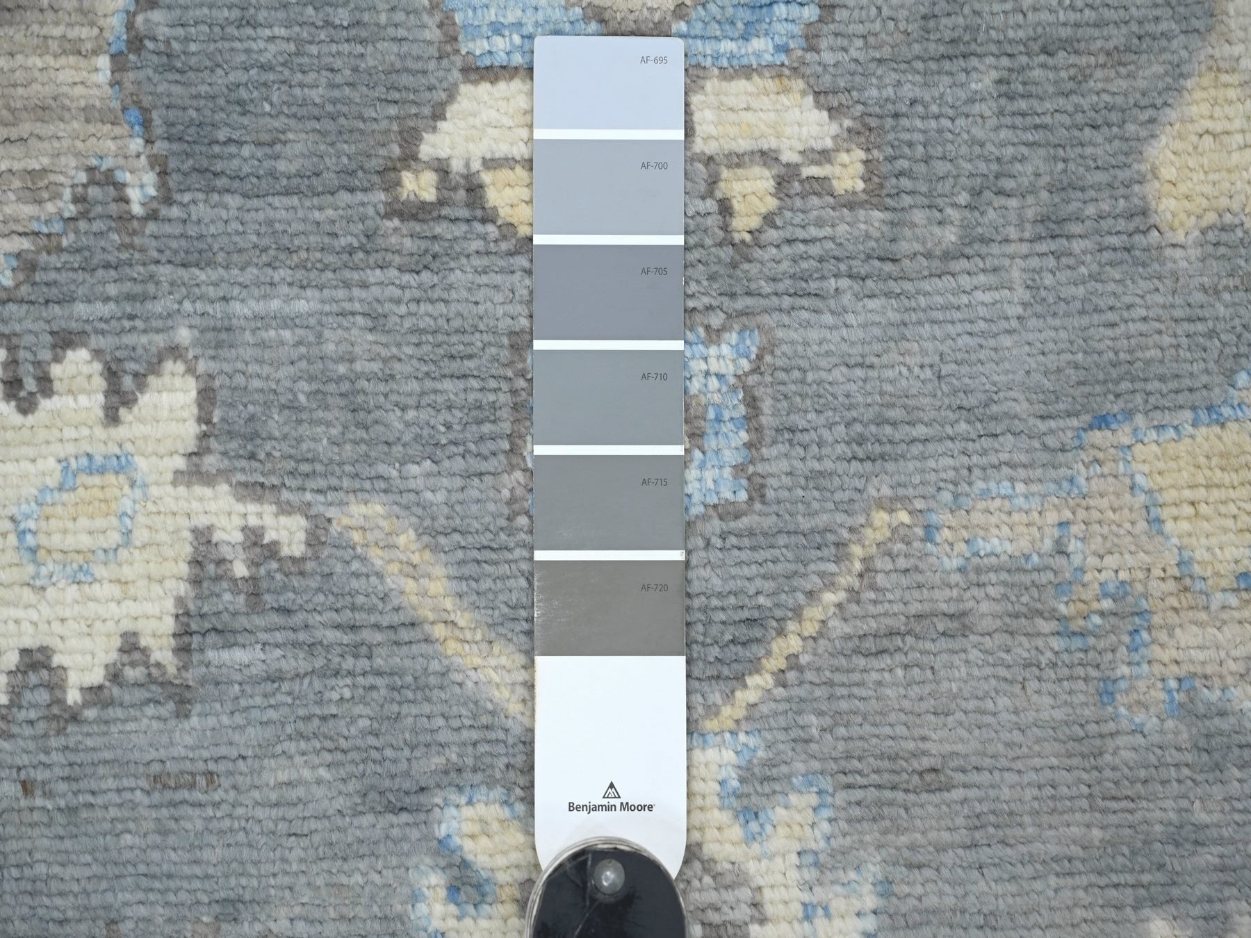 Oushak Oushak hand-knotted wool rug in Gray, 3' x 4'9" — SKU O022756 (view 3)