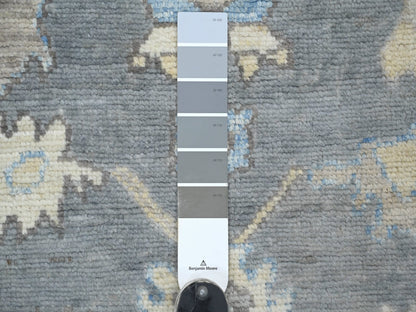 Oushak Oushak hand-knotted wool rug in Gray, 3' x 4'9" — SKU O022756 (view 3)