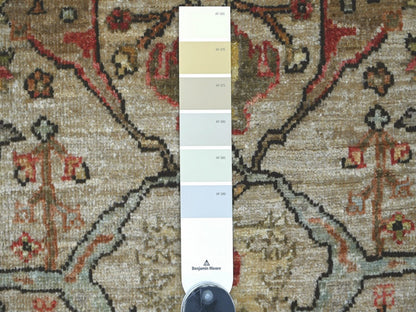 Brown 2'9" x 4'8" Tribal & Geometric Hand knotted Wool Rug - Sku: O022766