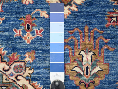 Blue 8'11" x 12'2" Tribal & Geometric Hand knotted Wool Rug - Sku: O022770