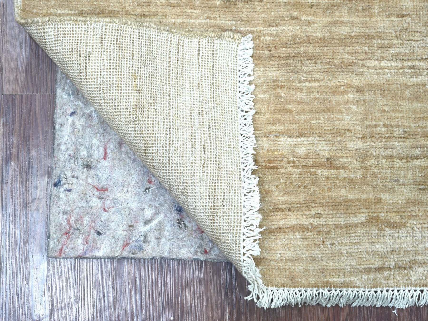 Brown 2'11" x 4'7" Modern and Contemporary Hand knotted Wool Rug - Sku: O022807