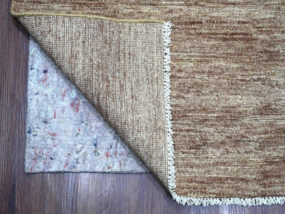 Modern / Contemporary hand-knotted wool rug in Brown, 11'4" x 15'4" — SKU O022808 (view 4)