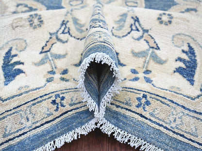 Blue 8'11" x 11'8" Kazak Hand knotted Wool Rug - Sku: O022809