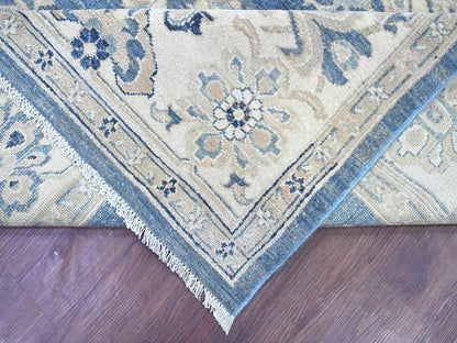 Blue 8'11" x 11'8" Kazak Hand knotted Wool Rug - Sku: O022809